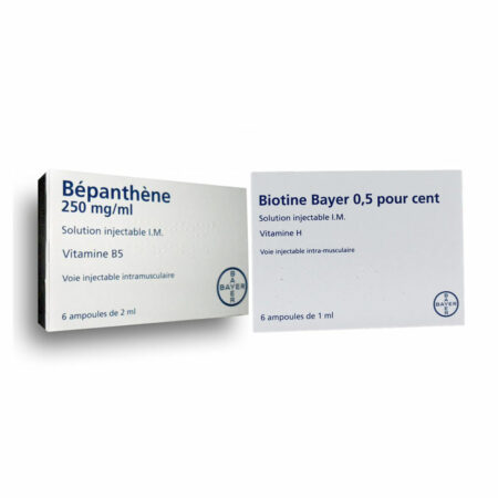 آمپول بیوتن و بپانتن بایر Biotine and Bepanthene Bayer