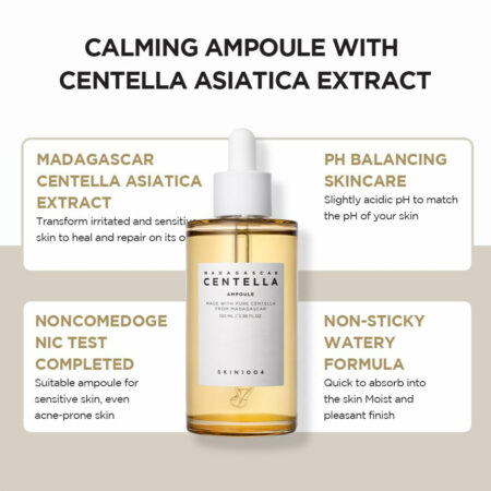 آمپول سنتلا ماداگاسکار اسکین 1004 SKIN1004 Madagascar Centella Ampoule 100ml