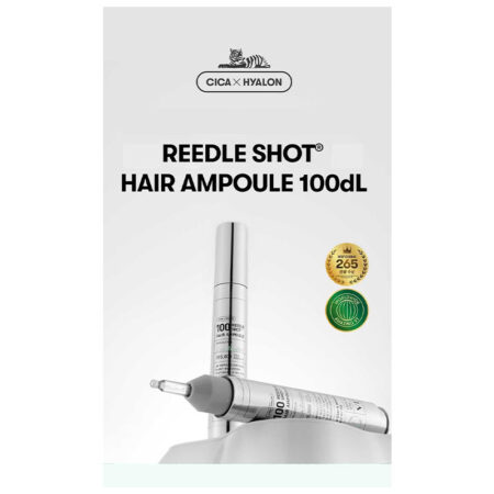 آمپول مو ریدل شات ۱۰۰ سیکا و هیالون وی تی کازمتیک VT Cosmetics Cica and Hyalon Reedle Shot Hair Ampoule