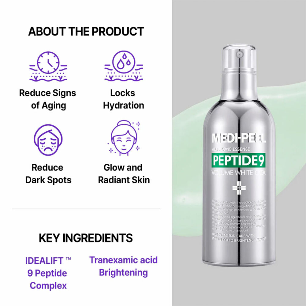 اسنس 9 پپتاید سیکا مدی پیل Medi-Peel Peptide 9 Volume White Cica Essence Pro