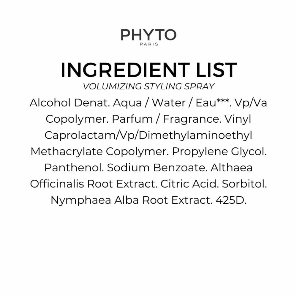 اسپری حجم دهنده موهای نازک فیتو Phyto Paris Volume Spray Brushing Volumateur 150ml