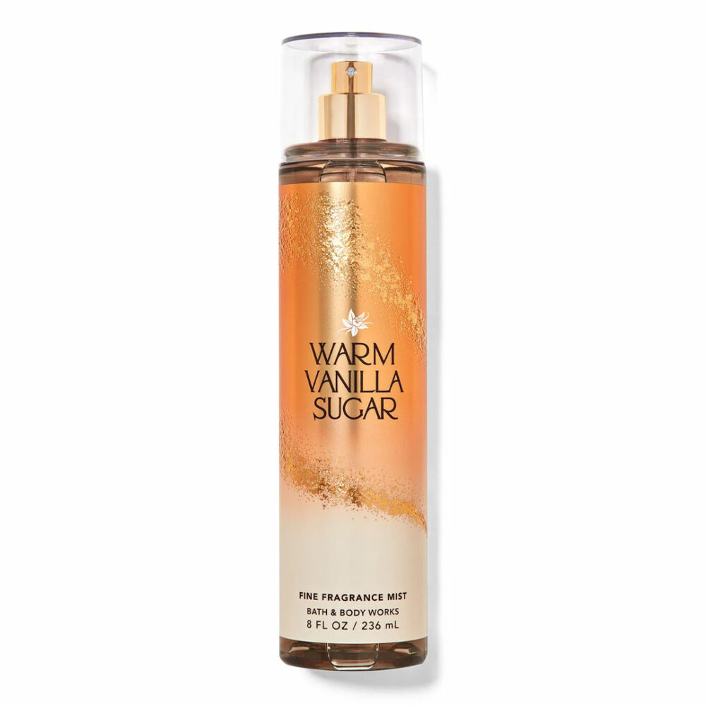 بادی اسپلش وارم وانیلا شوگر بث اند بادی ورکس Bath & Body Works Warm Vanilla Sugar Fine Fragrance Mist 236ml