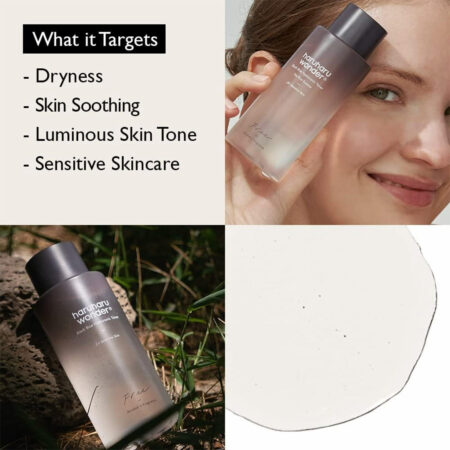 تونر اسنس برنج سیاه هاروهارو HARUHARU Wonder Black Rice Hyaluronic Toner For Sensitive Skin 150ml