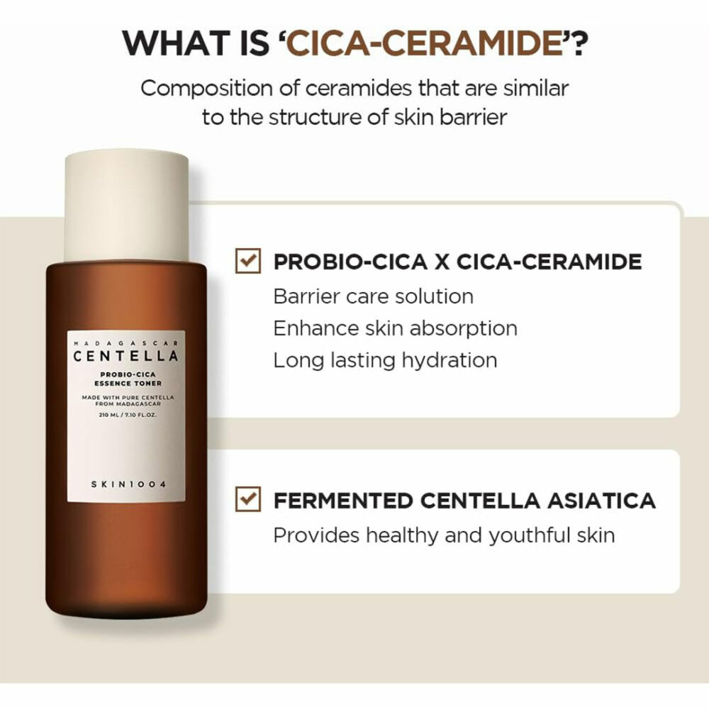 تونر اسنس پروبیو سیکا اسکین 1004 SKIN1004 Madagascar Centella Probio-Cica Essence Toner