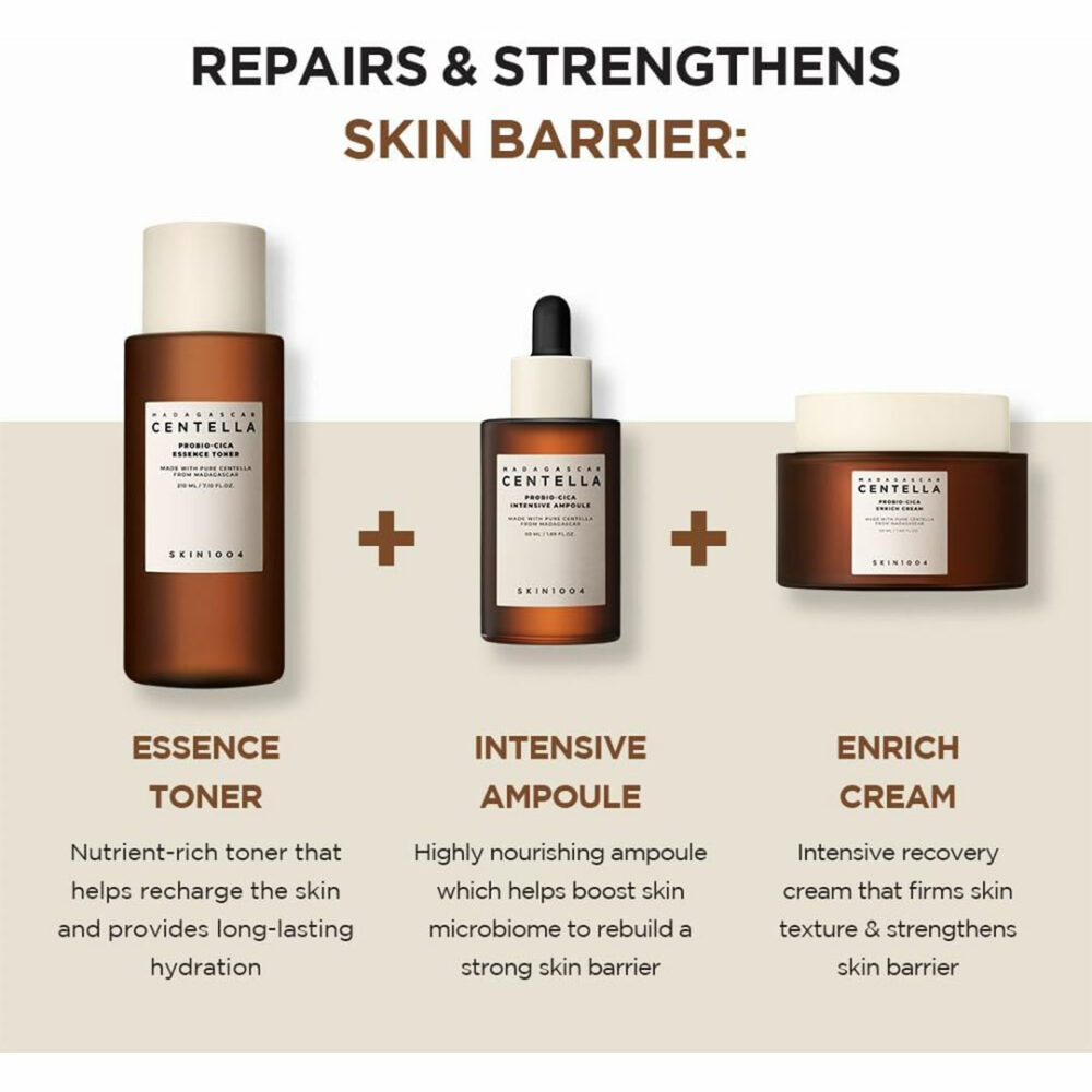 تونر اسنس پروبیو سیکا اسکین 1004 SKIN1004 Madagascar Centella Probio-Cica Essence Toner