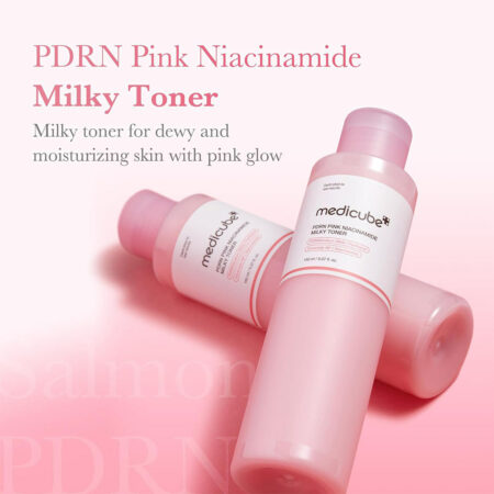 تونر شیری نیاسینامید و PDRN مدی کیوب Medicube PDRN Pink Niacinamide Milky Toner