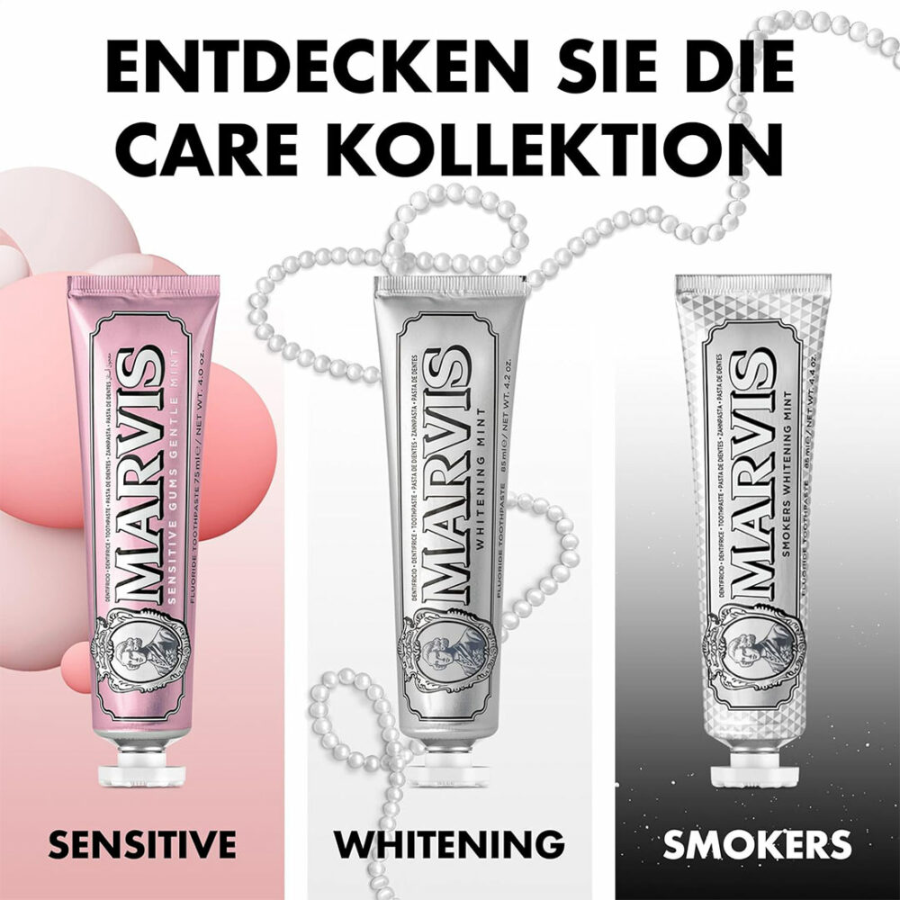 خمیر دندان سفید کننده مارویس Marvis Whitening Mint Toothpaste