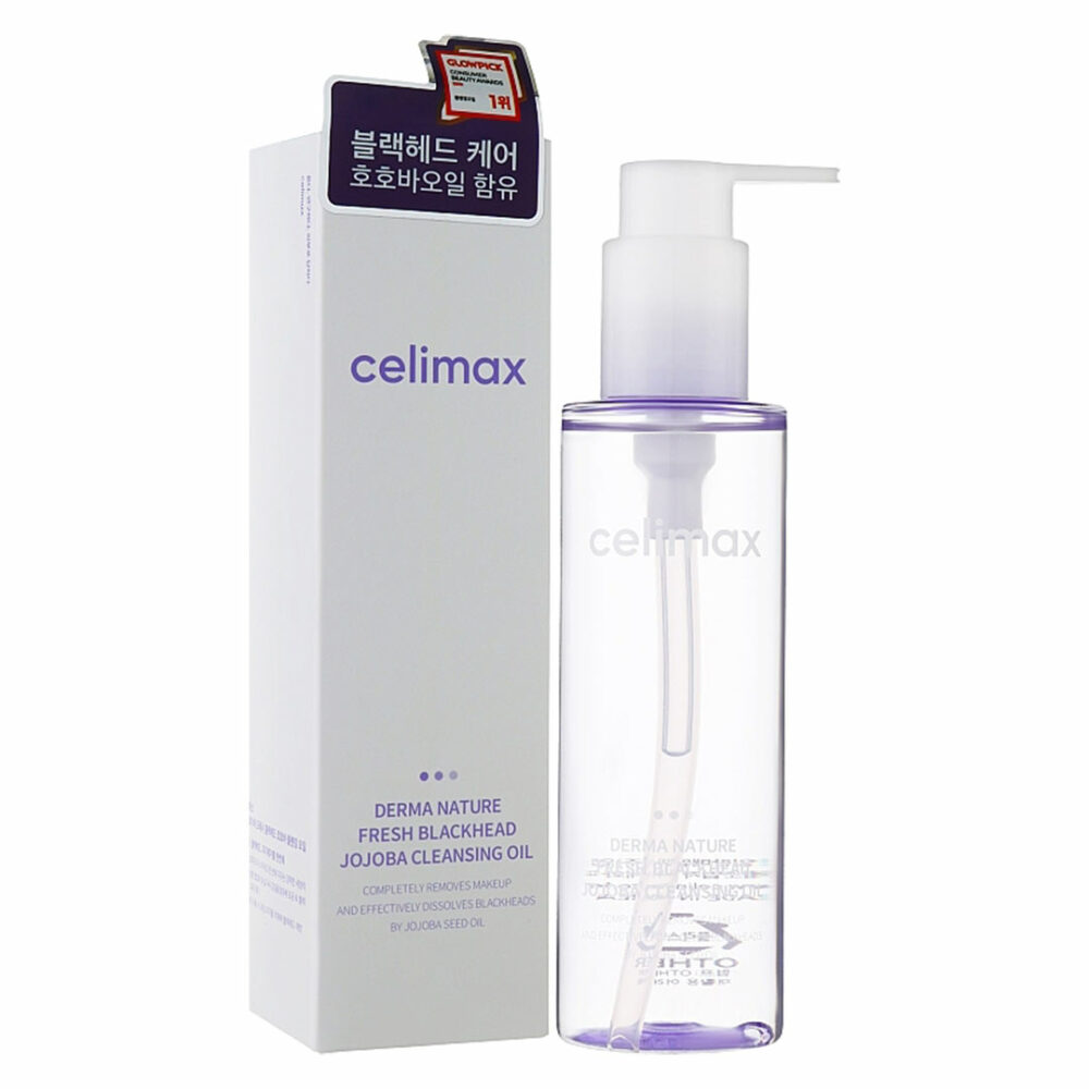 روغن پاک کننده ضد جوش سر سیاه جوجوبا سلیمکس Celimax Derma Nature Fresh Blackhead Jojoba Cleansing Oil