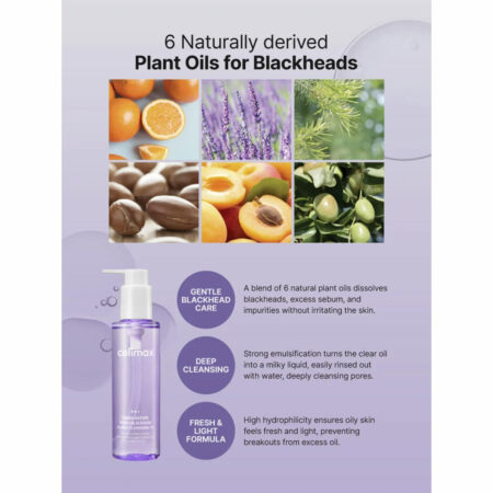 روغن پاک کننده ضد جوش سر سیاه جوجوبا سلیمکس Celimax Derma Nature Fresh Blackhead Jojoba Cleansing Oil