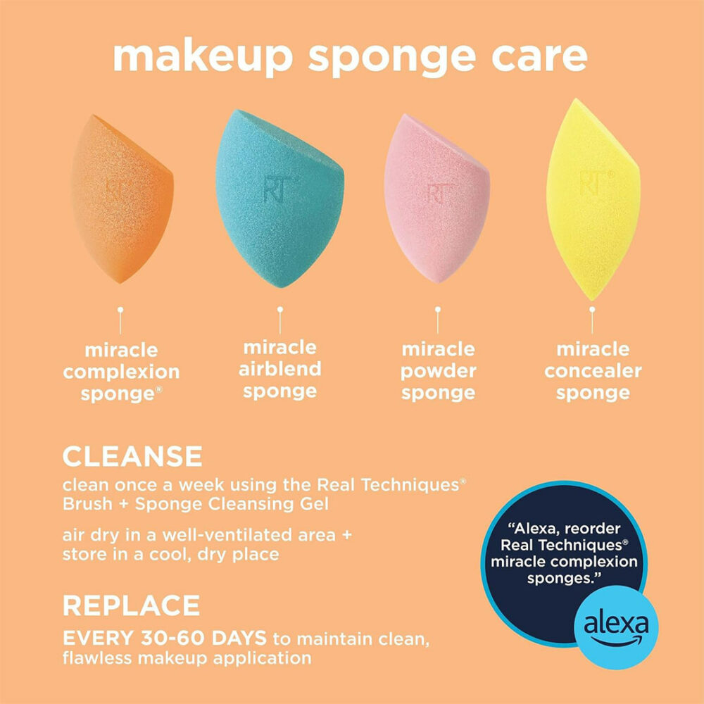 ست براش و اسفنج اوری دی اسنشال ریل تکنیک Real Techniques Everyday Essentials Brush Set - Image 9