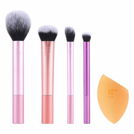 ست براش و اسفنج اوری دی اسنشال ریل تکنیکس Real Techniques Everyday Essentials Brush Set