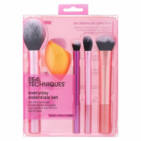 ست براش و اسفنج اوری دی اسنشال ریل تکنیکس Real Techniques Everyday Essentials Brush Set