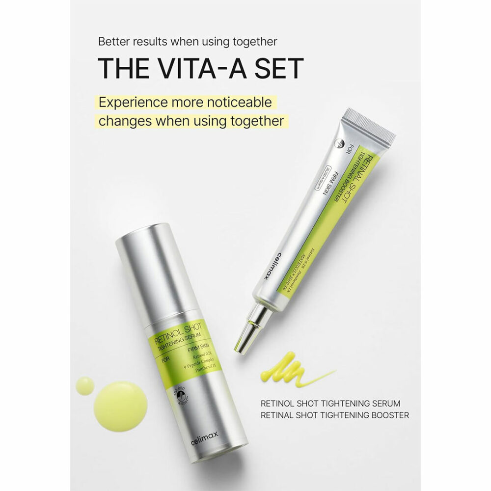 سرم سفت کننده ویتا-آ رتینول شات سلیمکس Celimax The Vita-A Retinol Shot Tightening Serum - Image 8