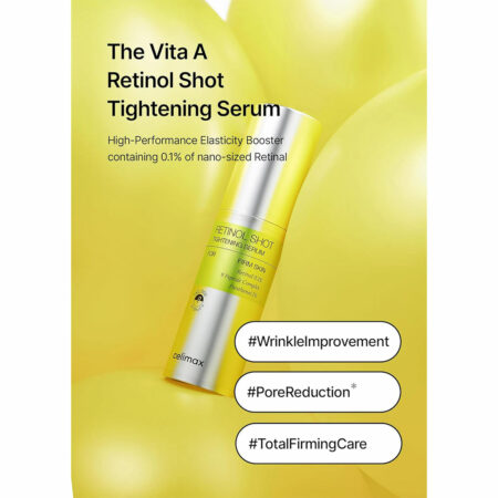 سرم سفت کننده ویتا-آ رتینول شات سلیمکس Celimax The Vita-A Retinol Shot Tightening Serum