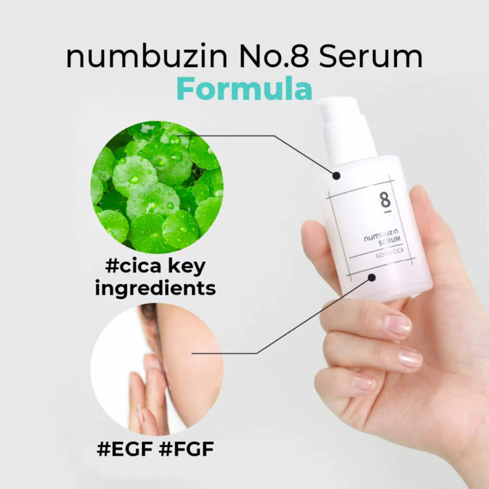 سرم سیکا شماره 8 نامبوزین Numbuzin No. 8 Fine Cica Serum