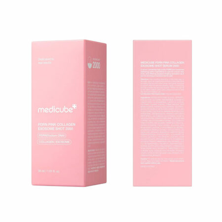 سرم صورتی اگزوزوم PDRN شات 2000 مدی کیوب Medicube PDRN Pink Collagen Exosome Shot Serum 2000