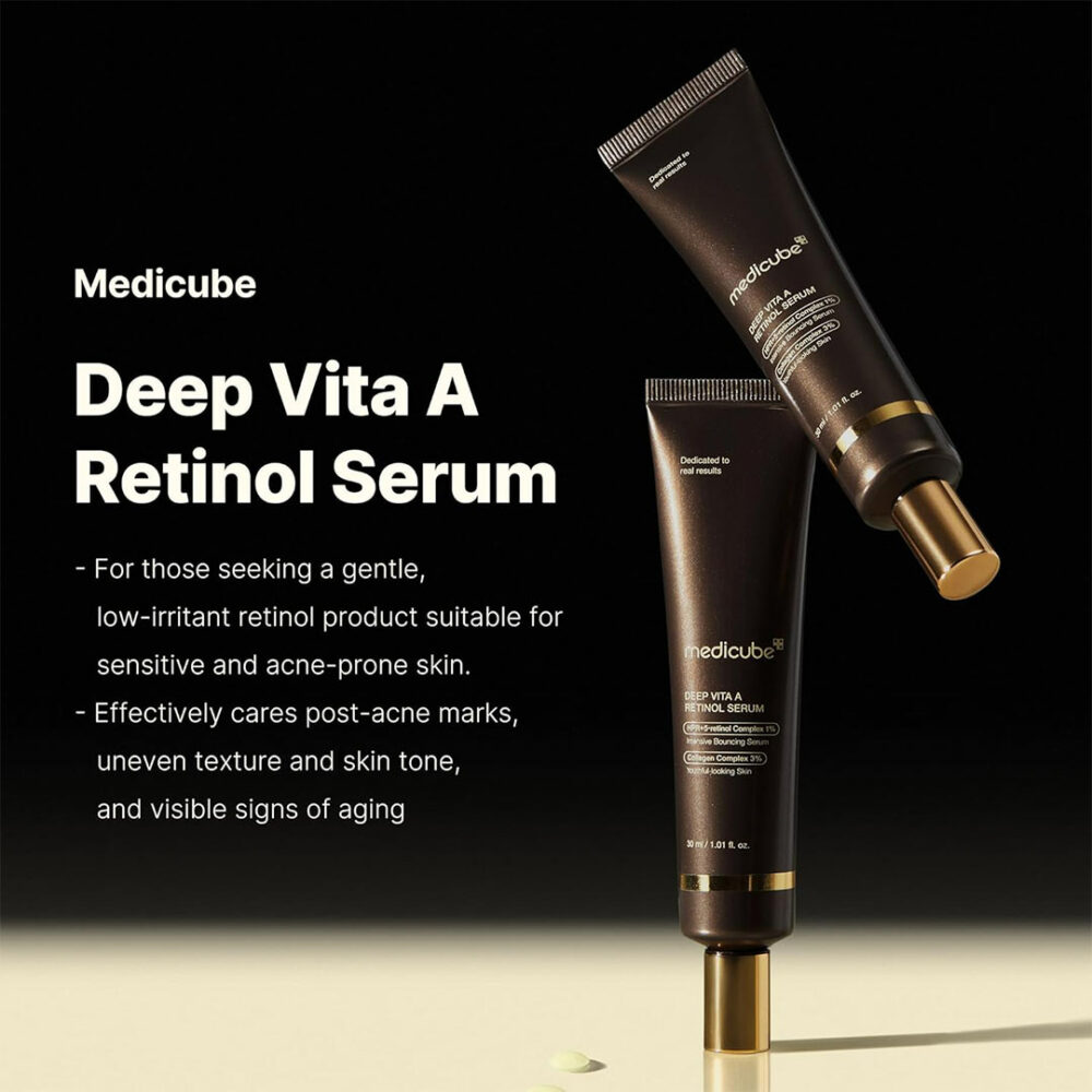 سرم ضد چروک رتینول مدی کیوب Medicube Deep Vita A Retinol Serum