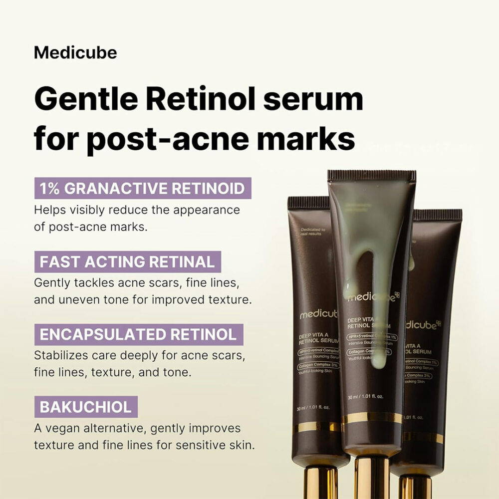 سرم ضد چروک رتینول مدی کیوب Medicube Deep Vita A Retinol Serum