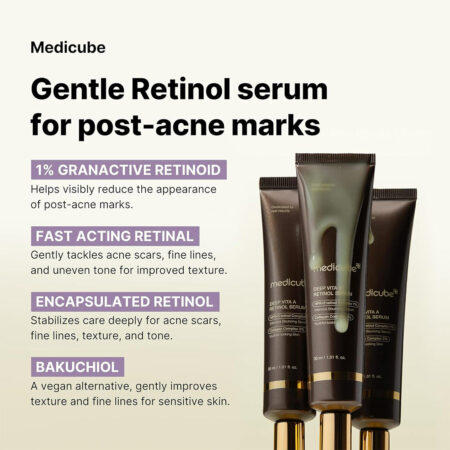 سرم ضد چروک رتینول مدی کیوب Medicube Deep Vita A Retinol Serum