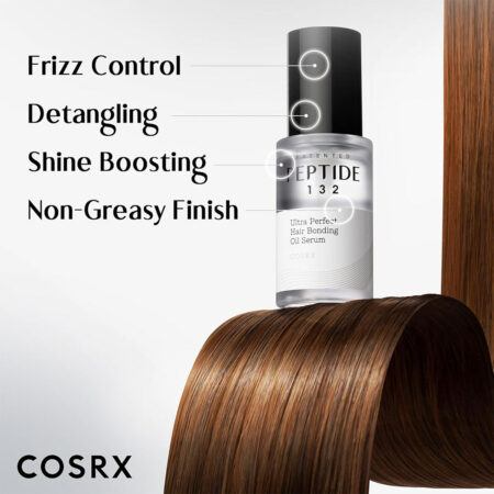 سرم مو ترمیم‌ کننده پپتاید 132 کوزارکس Cosrx Peptide-132 Ultra Perfect Hair Bonding Oil Serum