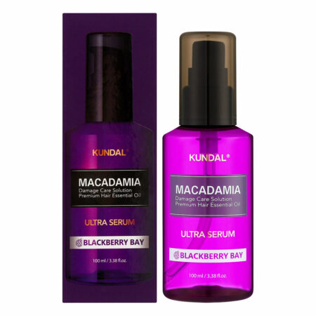 سرم مو ماکادامیا کوندال مدل بلک بری بی Kundal Macadamia Ultra Hair Serum Blackberry Bay