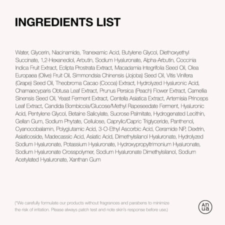 سرم نیاسینامید 10% + ترانگزامیک اسید 4% آنوا Anua Niacinamide 10% + TXA 4% Dark Spot Correcting Serum