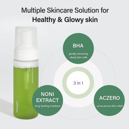شوینده صورت حبابی ضد آکنه نونی سلیمکس Celimax The Real Noni Acne Bubble Cleanser