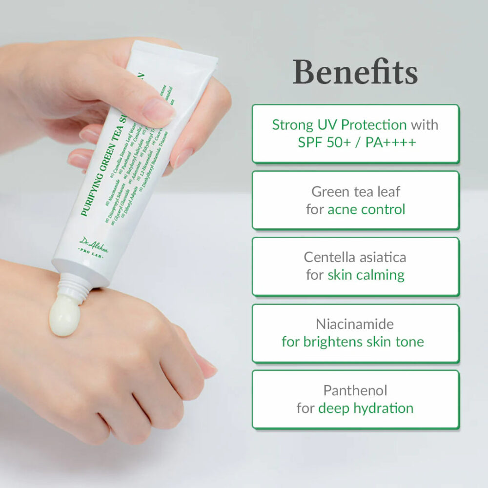 ضد آفتاب چای سبز دکتر التیا Dr.Althea Purifying Green Tea Sunscreen
