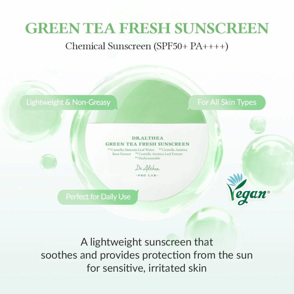 ضد آفتاب چای سبز دکتر التیا Dr.Althea Green Tea Fresh Sunscreen