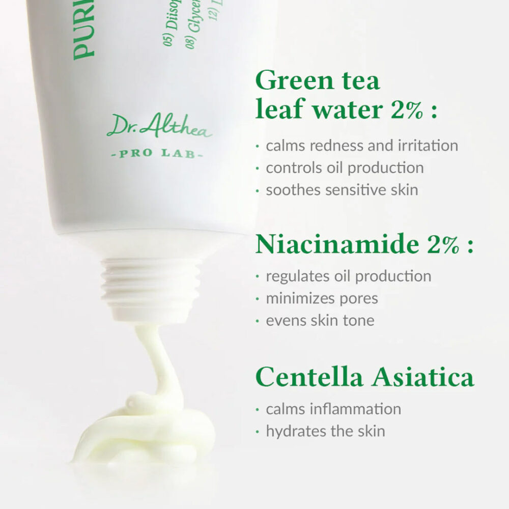 ضد آفتاب چای سبز دکتر التیا Dr.Althea Purifying Green Tea Sunscreen