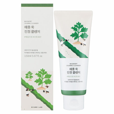 فوم شستشوی آرامش بخش ماگورت راندلب Round Lab Mugwort Calming Cleanser