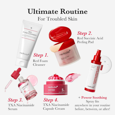 فوم شستشوی سالیسیلیک اسید مدی کیوب Medicube Red Foam Cleanser