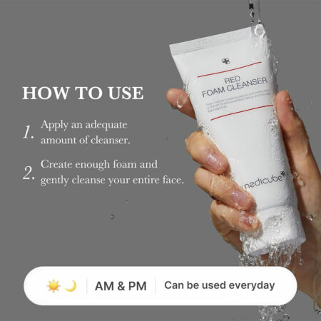 فوم شستشوی سالیسیلیک اسید مدی کیوب Medicube Red Foam Cleanser