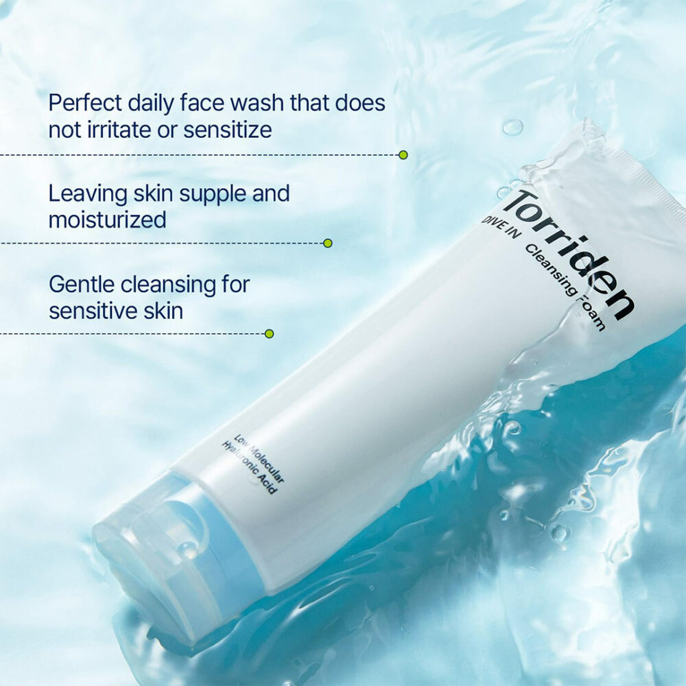فوم شستشوی هیالورونیک اسید توریدن Torriden Dive In Cleansing Foam