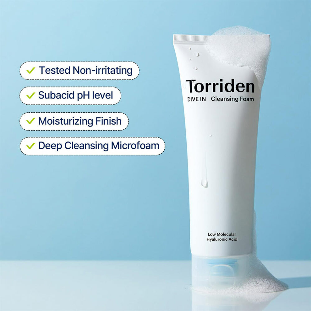 فوم شستشوی هیالورونیک اسید توریدن Torriden Dive In Cleansing Foam