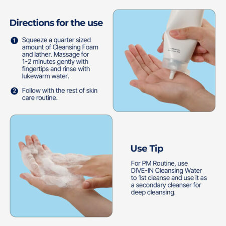 فوم شستشوی هیالورونیک اسید توریدن Torriden Dive In Cleansing Foam