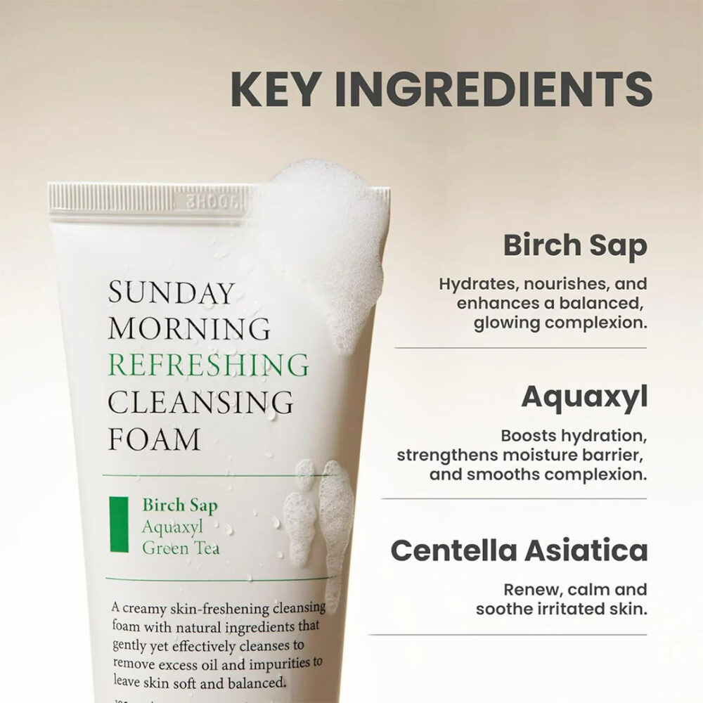فوم پاک کننده سان دی مورنینگ اکسیس وای AXIS-Y Sunday Morning Refreshing Cleansing Foam