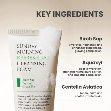 فوم پاک کننده سان دی مورنینگ اکسیس وای AXIS-Y Sunday Morning Refreshing Cleansing Foam