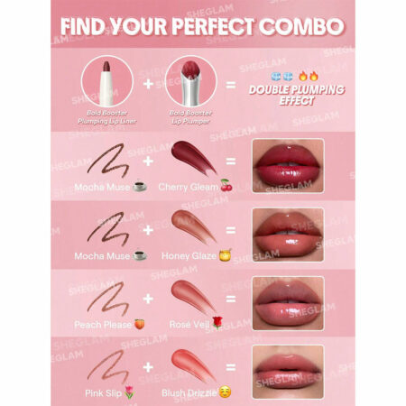 لیپ پلامپر حجم‌دهنده لب Cherry Gleam با جلوه براقBooster Lip Plumper