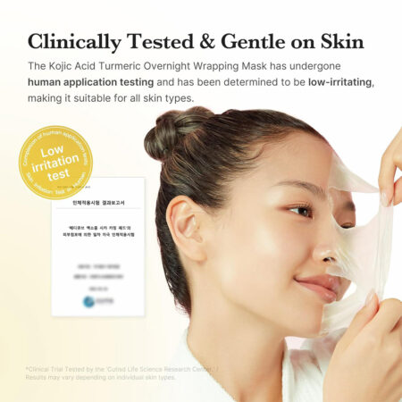 ماسک شب کوجیک اسید و کلاژن مدی کیوب Medicube Kojic Acid Turmeric Night Wrapping Mask