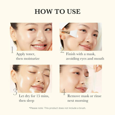ماسک شب کوجیک اسید و کلاژن مدی کیوب Medicube Kojic Acid Turmeric Night Wrapping Mask