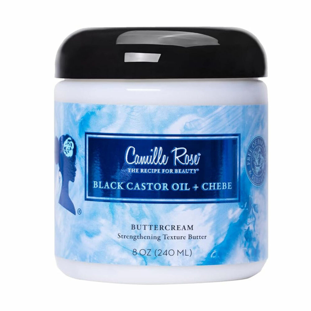 ماسک مو روغن کرچک سیاه کاملیا رز Camille Rose Black Castor Oil + Chebe Buttercream