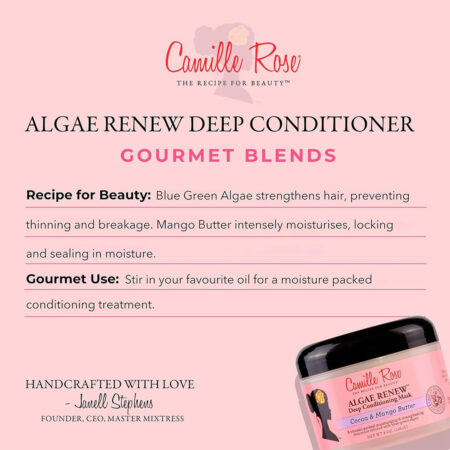 ماسک مو عمیق کاکائو و انبه کامیل رز Camille Rose Algae Renew Deep Conditioning Mask