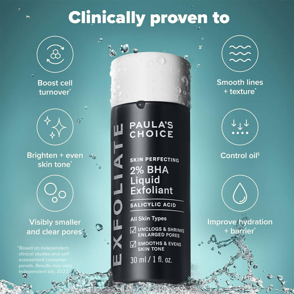 محلول لایه بردار مایع BHA پائولا چویس Paula's Choice Skin Perfecting 2% BHA Liquid Exfoliant