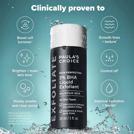 محلول لایه بردار مایع BHA پائولا چویس Paula's Choice Skin Perfecting 2% BHA Liquid Exfoliant