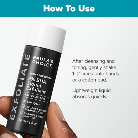محلول لایه بردار مایع BHA پائولا چویس Paula's Choice Skin Perfecting 2% BHA Liquid Exfoliant