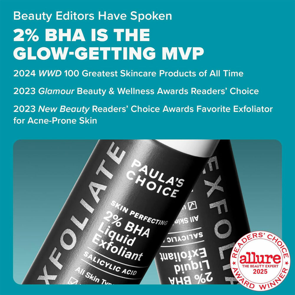 محلول لایه بردار مایع BHA پائولا چویس Paula's Choice Skin Perfecting 2% BHA Liquid Exfoliant