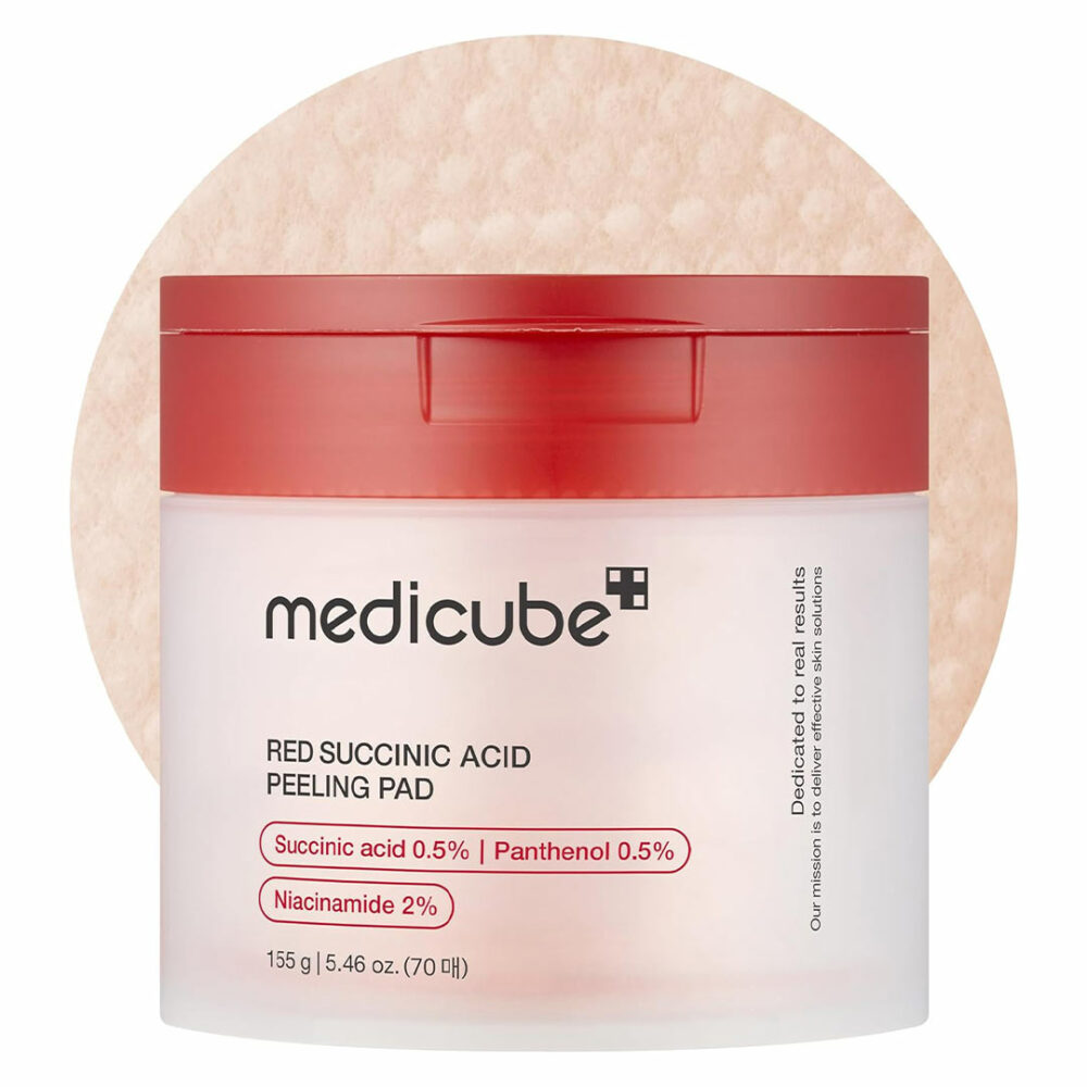 پد تونر سوکسینیک اسید مدی کیوب Medicube Red Succinic Acid Peeling Pad