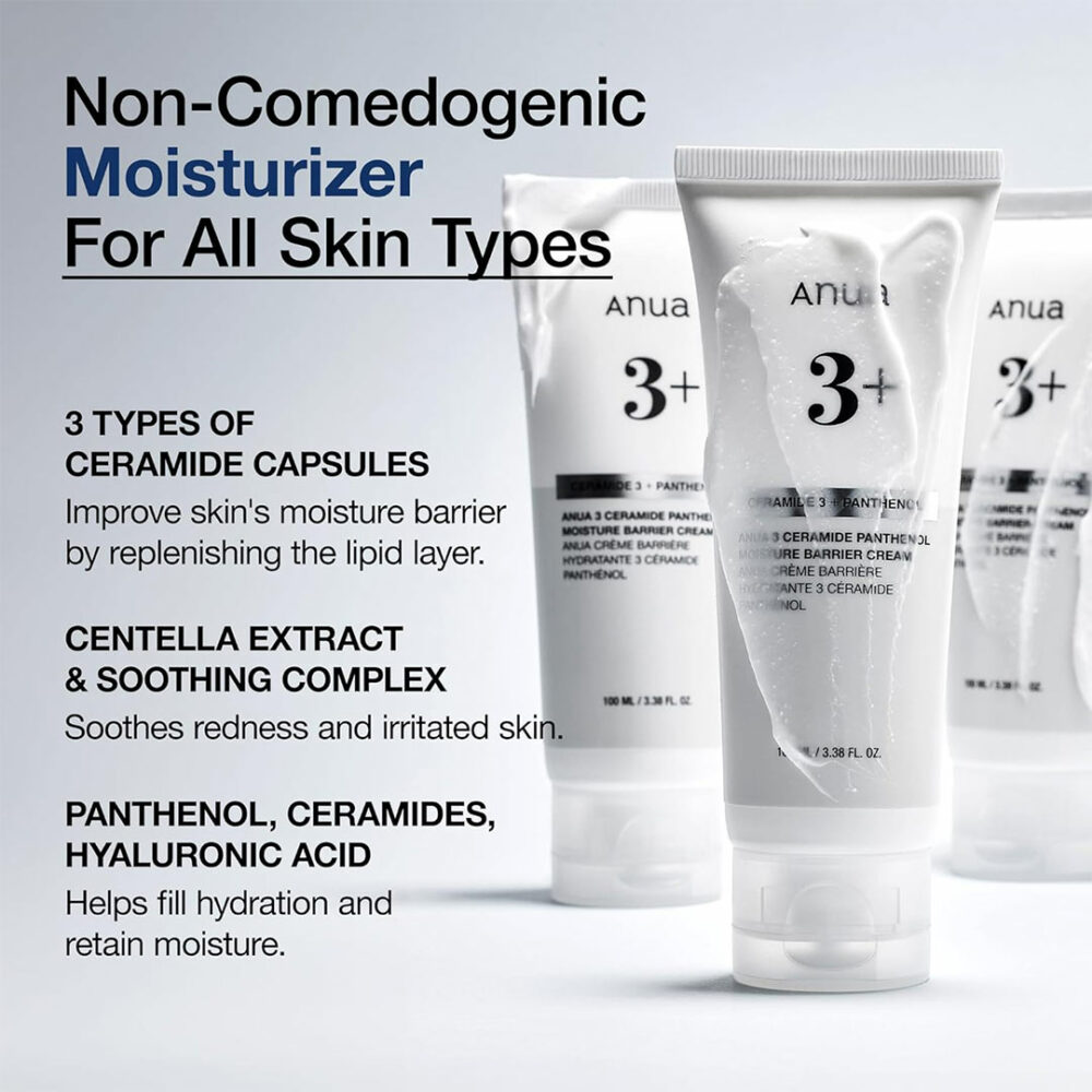 کرم 3 سراماید و پنتنول آنوا Anua 3 Ceramide Panthenol Moisture Barrier Cream