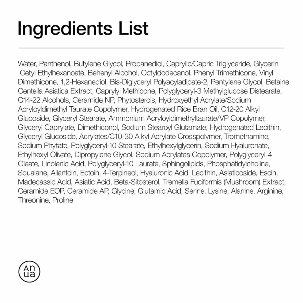 کرم 3 سراماید و پنتنول آنوا Anua 3 Ceramide Panthenol Moisture Barrier Cream - Image 7